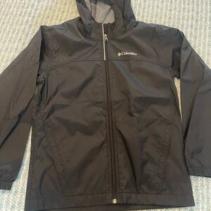Columbia Kids Rain Jacket – Black, Size Medium (Never Worn)
